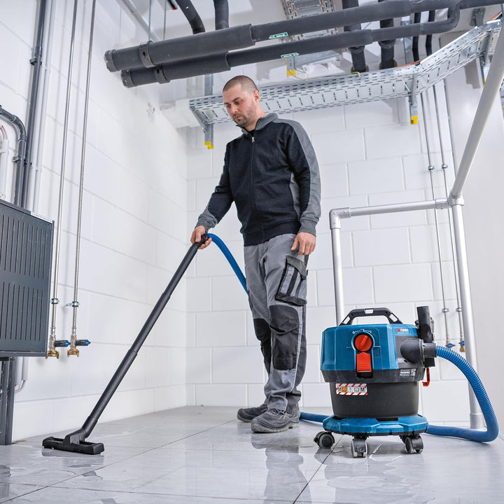 Bosch Professional 18V System Akku-Staubsauger GAS 18V-12 MC (Staubschutz der Klasse M, HEPA-Filter,
