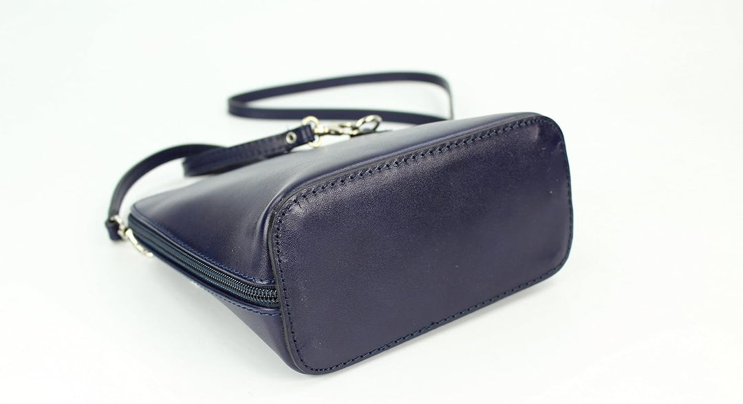 Belli italienische Ledertasche Damen Umhängetasche klein Handtasche Schultertasche Abendtasche in du