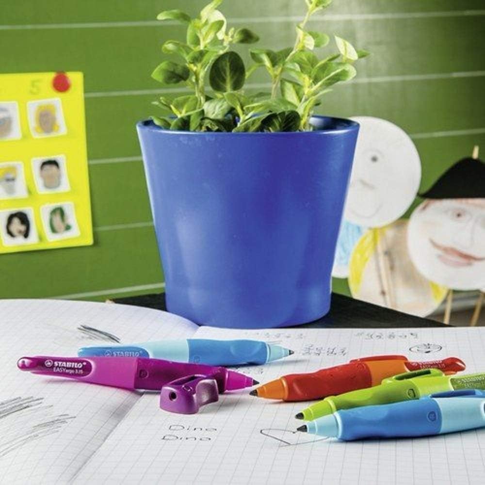 Ergonomischer Druck-Bleistift für Linkshänder - STABILO EASYergo 3,15 in hellblau/dunkelblau - Einze