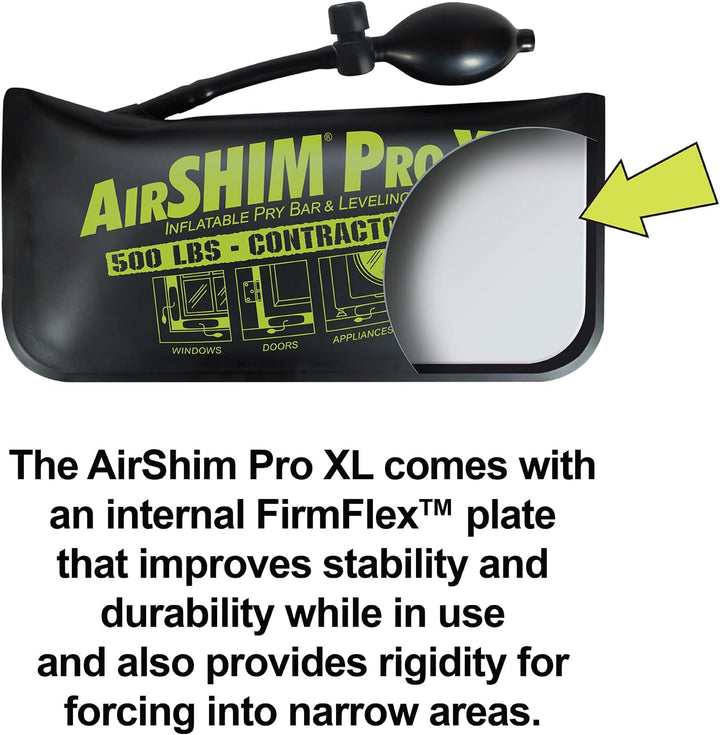 Calculated Industries 1194 AirShim Pro Prybar Air Shim XL Aufblasbare Stemmeisen und Nivellierwerkze