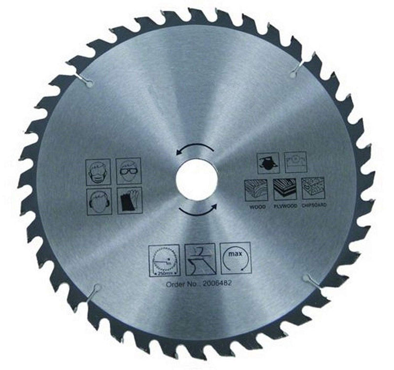 Kreissägeblatt für Holz – Ø 350 x 30 mm / 36 Zähne | Handkreissäge | HM – Hartmetall | zum sägen in