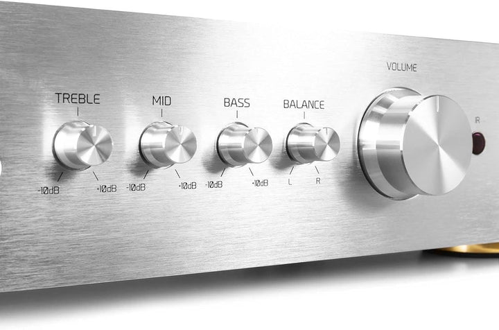 Audizio AD200A - HiFi-Stereo-Verstärker 2 x 200 Watt, Bluetooth Verstärker für Lautsprecher und HiFi