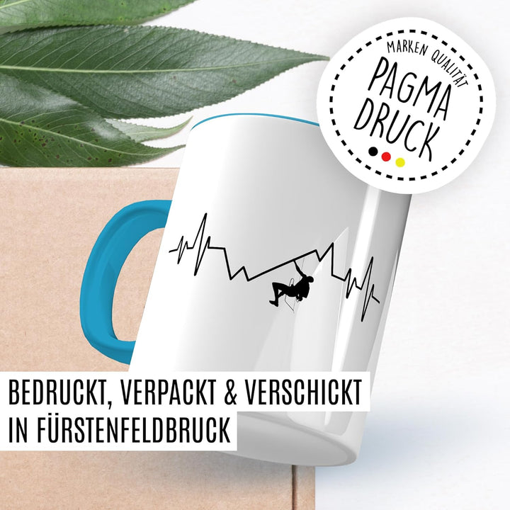 Tasse Klettern Geschenk Klettern, Kaffeetasse Berge Bergklettern Bouldern Outdoor Abenteuer, Geschen