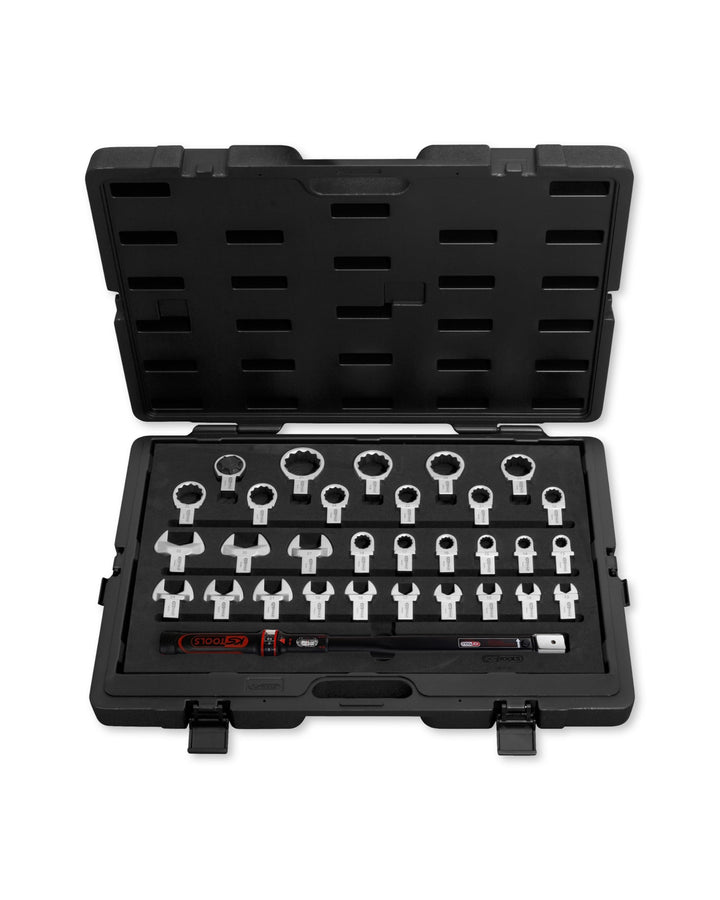 KS Tools Drehmoment Werkzeug-Satz für Drehmomentschlüssel 14x18 mm 516.1730 I 31-tlg. I 40-200 Nm I