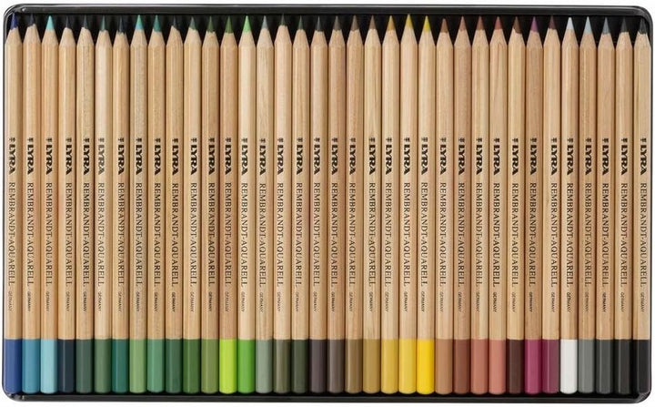 LYRA 2011720 Rembrandt Aquarell - Metalletui mit 72 Aquarellstiften, farbig
