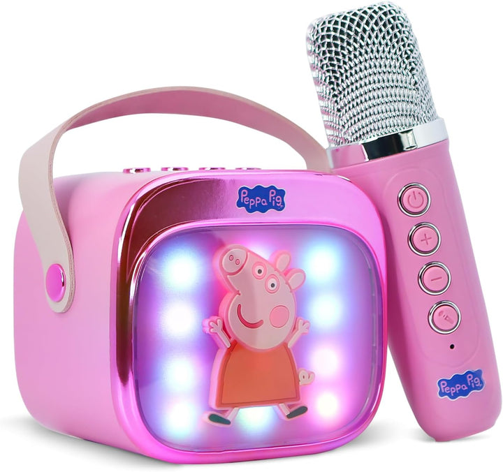 Peppa Pig Popsing LED Light up Wireless Karaoke Speaker with Microphone
