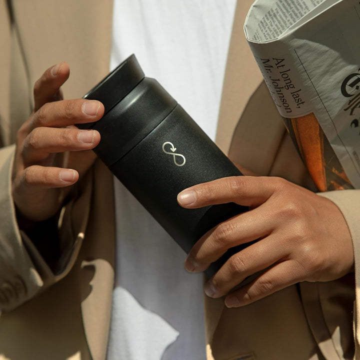 Ocean Bottle - Thermosflasche aus recyceltem Edelstahl - umweltfreundlich & wiederverwendbar - Pechs