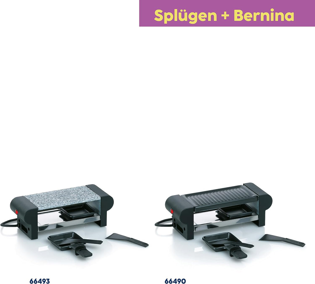 Kela 66493 Raclette mit Granitplatte, Für 2 Personen, 350 W, 230 V,