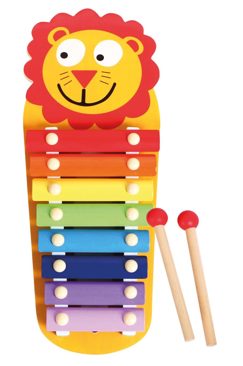 Lena 32170 Holz Xylophon Löwe, ohne Namen, ohne Namen