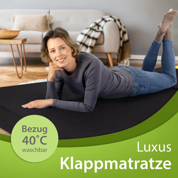 100 x 200 cm SHOGAZI Klappmatratze Faltbar | Gästematratze | Bequemes Liegen | Verstellbare Grösse |