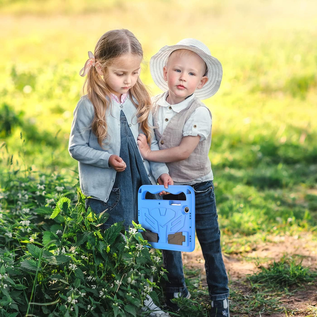 DUZZONA Kinder Hülle für Samsung Galaxy Tab A8 10,5 Zoll 2022 (SM-X200/X205/X207), Mit integriertem