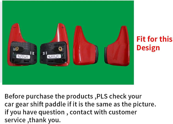 HIBEYO 2PCS Metall Ersatzsatz Lenkräder Schaltwippen für Chevy Chevrolet Camaro 2016-2019, C7 Corvet