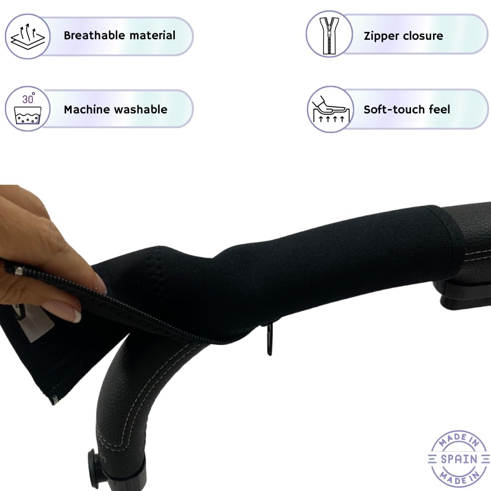 PROTEC TIF | Packung mit Neoprenbezügen, kompatibel mit Lenker und Griff von Cybex PRIAM