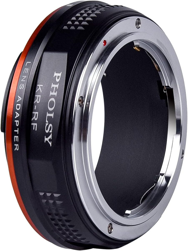 PHOLSY Objektivadapter Manueller Fokus Kompatibel mit Konica AR Mount Objektiv auf Canon EOS RF Moun
