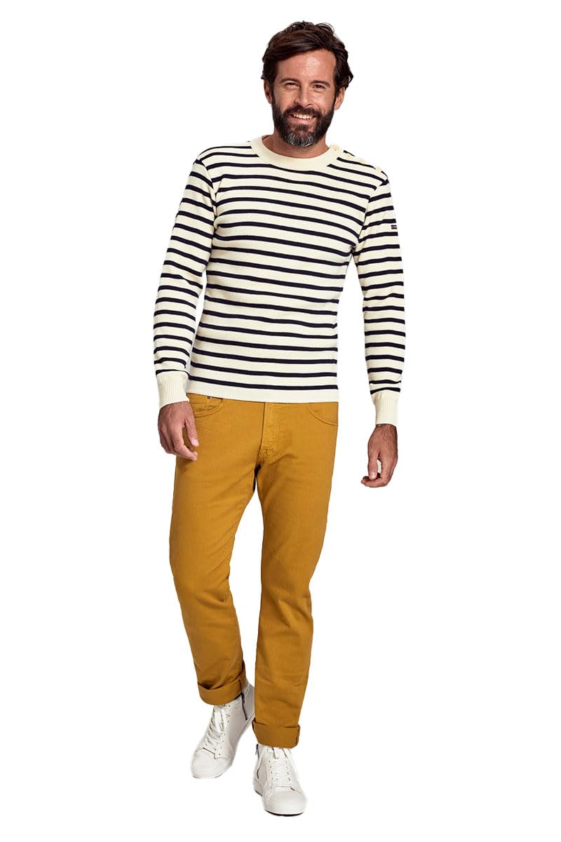 Armor Lux Herren Lougre Klassische Hose 46 Camel, 46 Camel