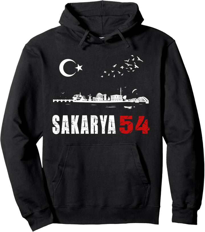 Sakarya,Türkei Flagge,Türkiye bayrak,Turkey flag. Pullover Hoodie