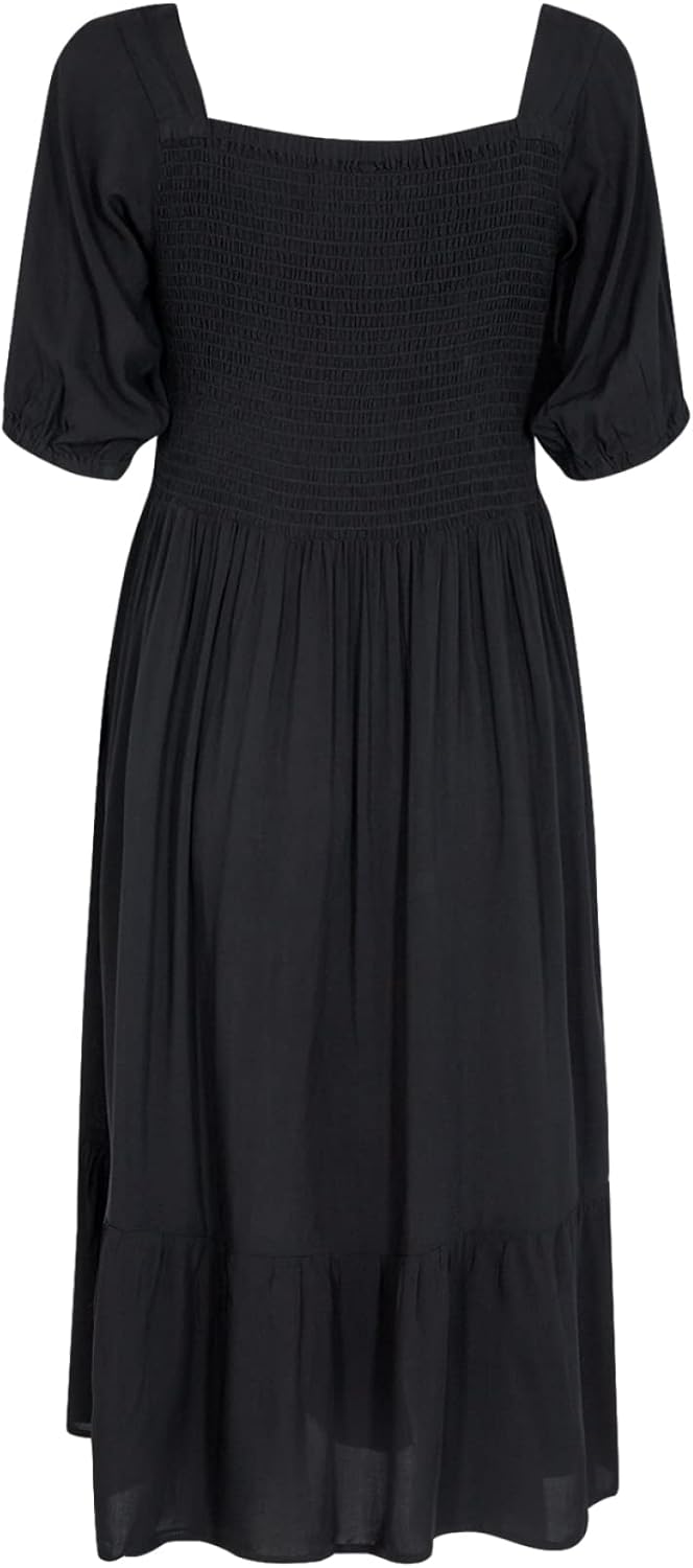 SOYACONCEPT Damen Kleid XL Schwarz, XL Schwarz