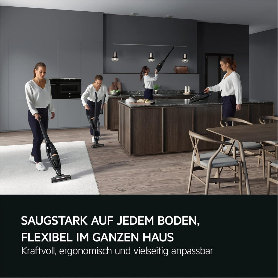 AEG QX6-1-45AN Akku Staubsauger kabellos / Staubsauger beutellos / leise / Handstaubsauger akku / 45