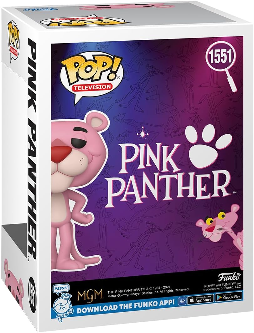 Funko Pink Panther Pink Panther (Der rosarote Panther) Vinyl Figur 1551 Unisex Pop! pink Standard Si