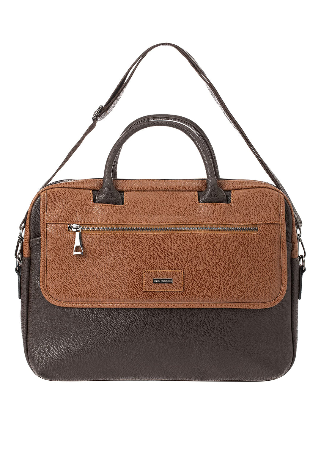 Redbridge Herren Schultertasche Messenger Bag Umhängetasche Kunstleder Braun, Braun