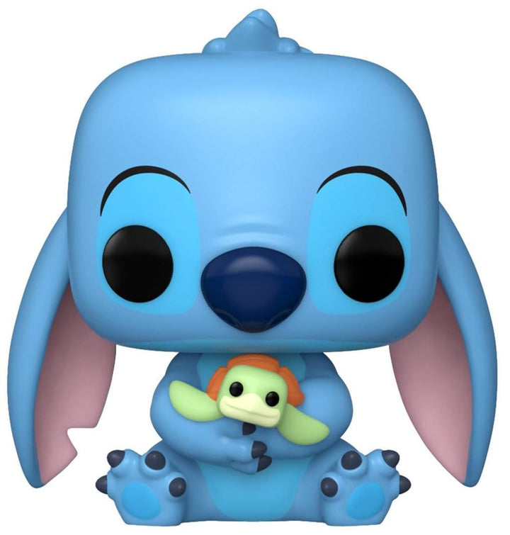 Funko Pop! Disney: Lilo & Stitch - Stitch with Turtle (Exc), Sammelfigur aus Vinyl - 73608