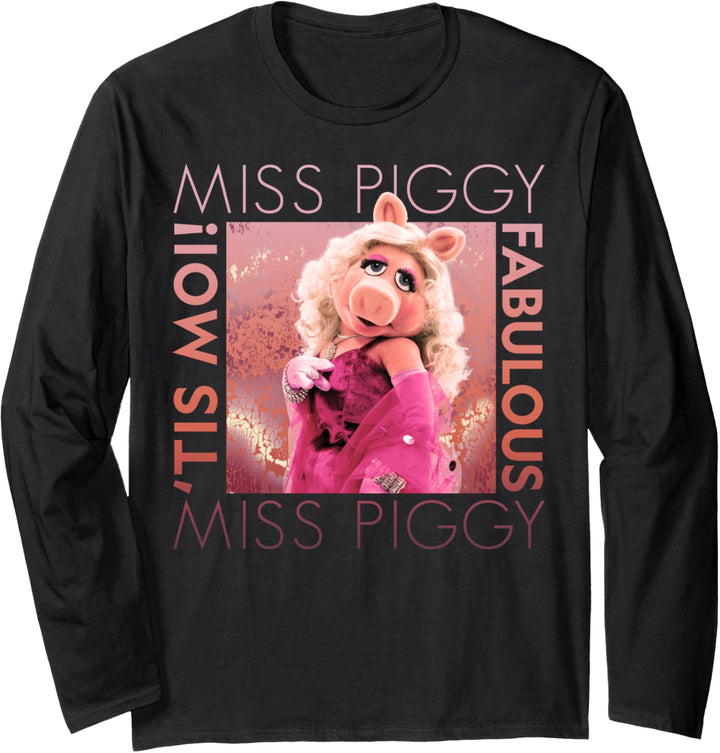 Disney The Muppets Miss Piggy 'Tis Moi Fabulous Langarmshirt