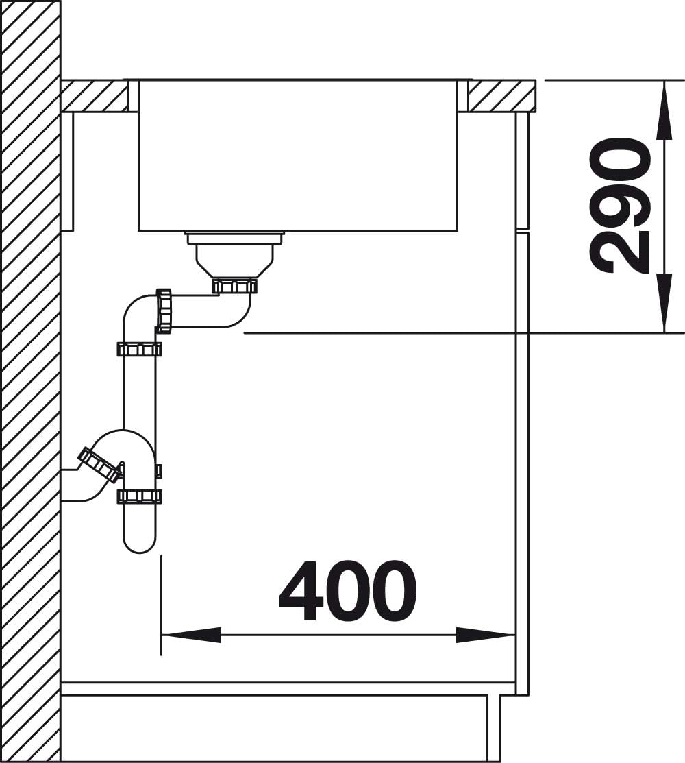 BLANCO ANDANO 450-IF | Edelstahl | Einbauart: Einbau von Oben & Flächenbündig | ohne Ablauffernbedie