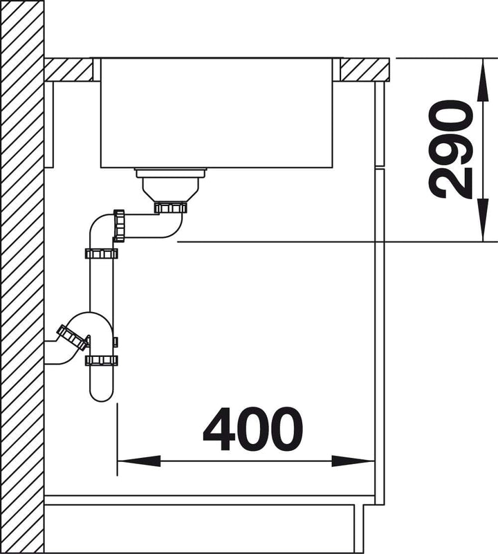 BLANCO ANDANO 450-IF | Edelstahl | Einbauart: Einbau von Oben & Flächenbündig | ohne Ablauffernbedie