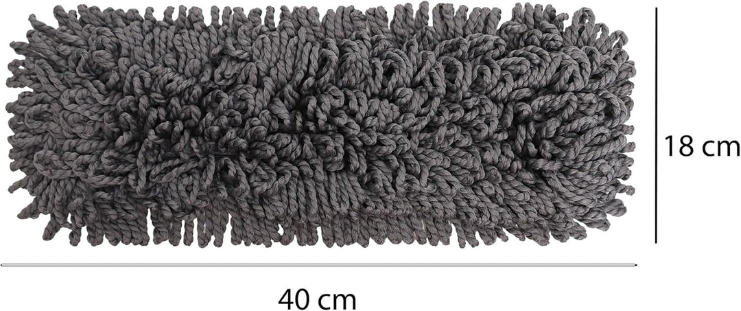 MAYA Ersatz-Mikrofasermopp für den professionellen Gebrauch, 40 cm. Hohe Reinigungsleistung bei Troc