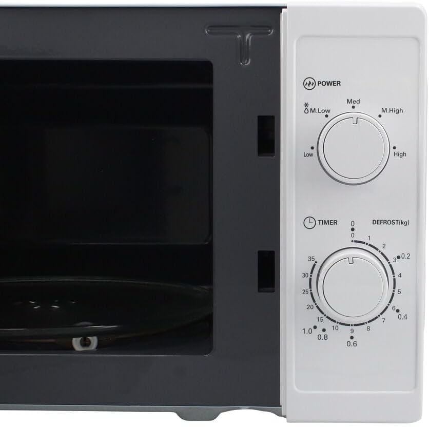 TM Electron TMPMW002WHT EASYWAVE Mikrowelle, 20 Liter, 700 W, 5 Leistungsstufen, Auftaufunktion und