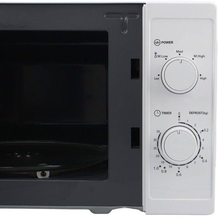TM Electron TMPMW002WHT EASYWAVE Mikrowelle, 20 Liter, 700 W, 5 Leistungsstufen, Auftaufunktion und