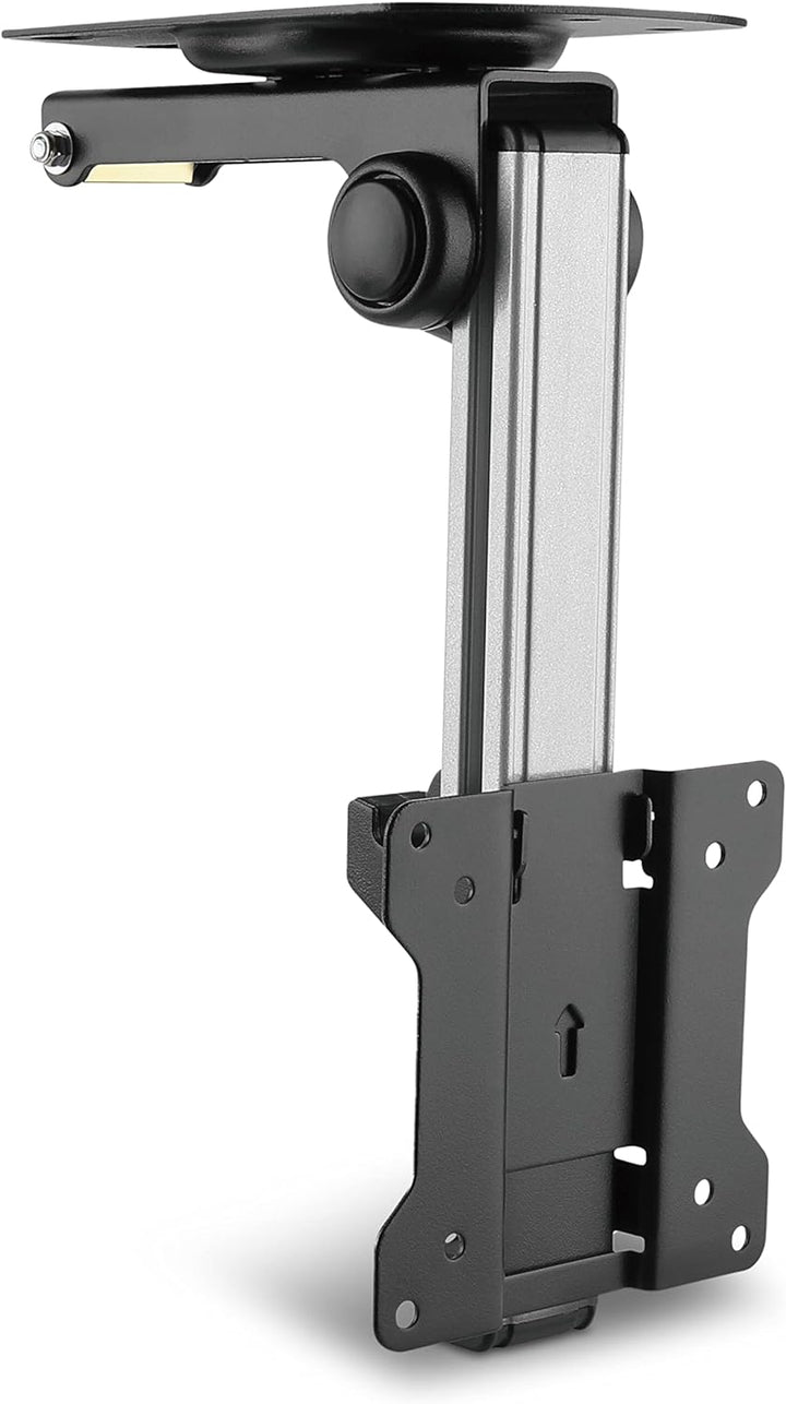 InLine – Unterschrank Monitor Halterung, klappbare Deckenhalterung für TV & Fernseher bis 27 Zoll (6