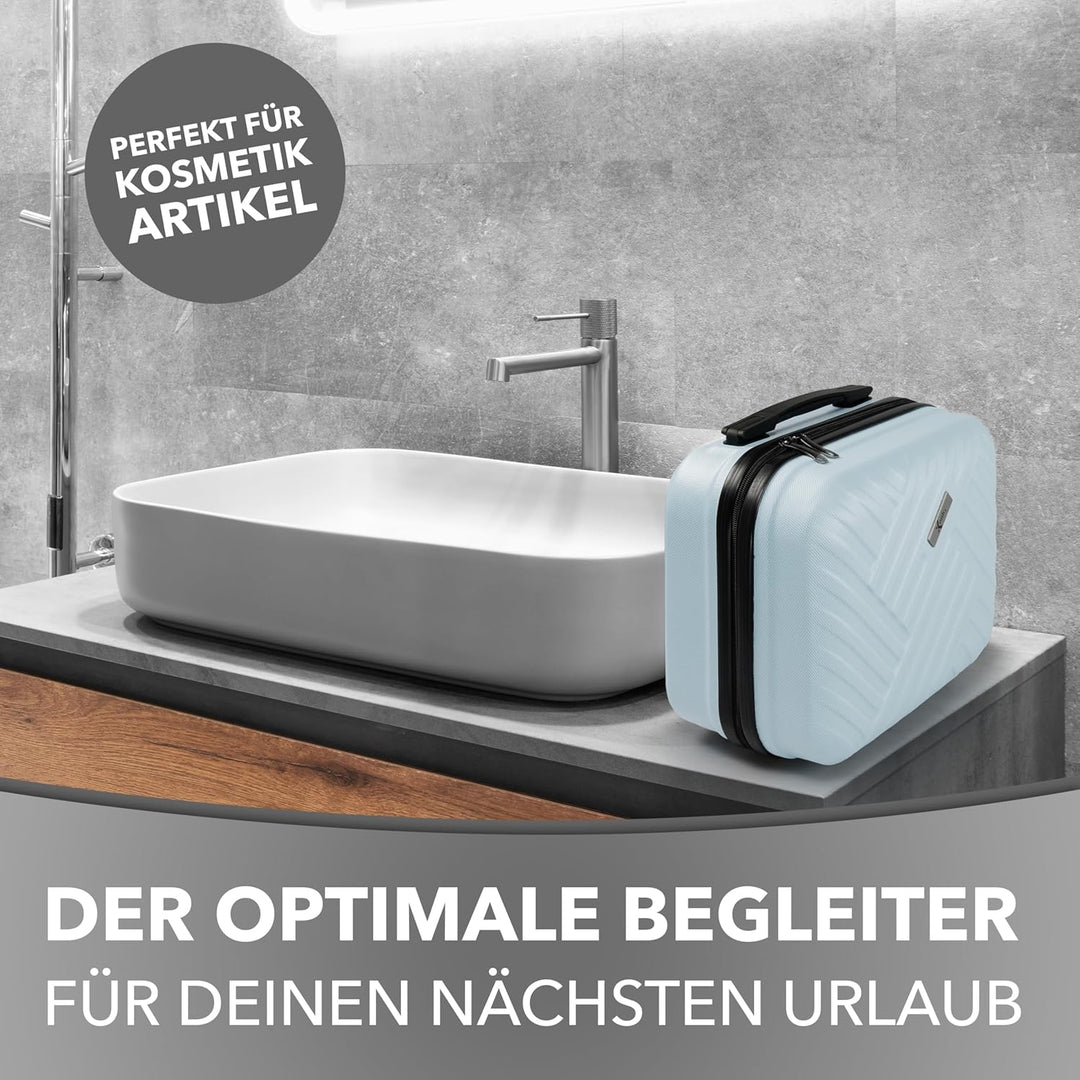 Xonic® Design Kosmetikkoffer aus ABS Hartschale – Robustes Beautycase als Handgepäck - Kosmetiktasch