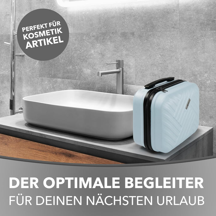 Xonic® Design Kosmetikkoffer aus ABS Hartschale – Robustes Beautycase als Handgepäck - Kosmetiktasch