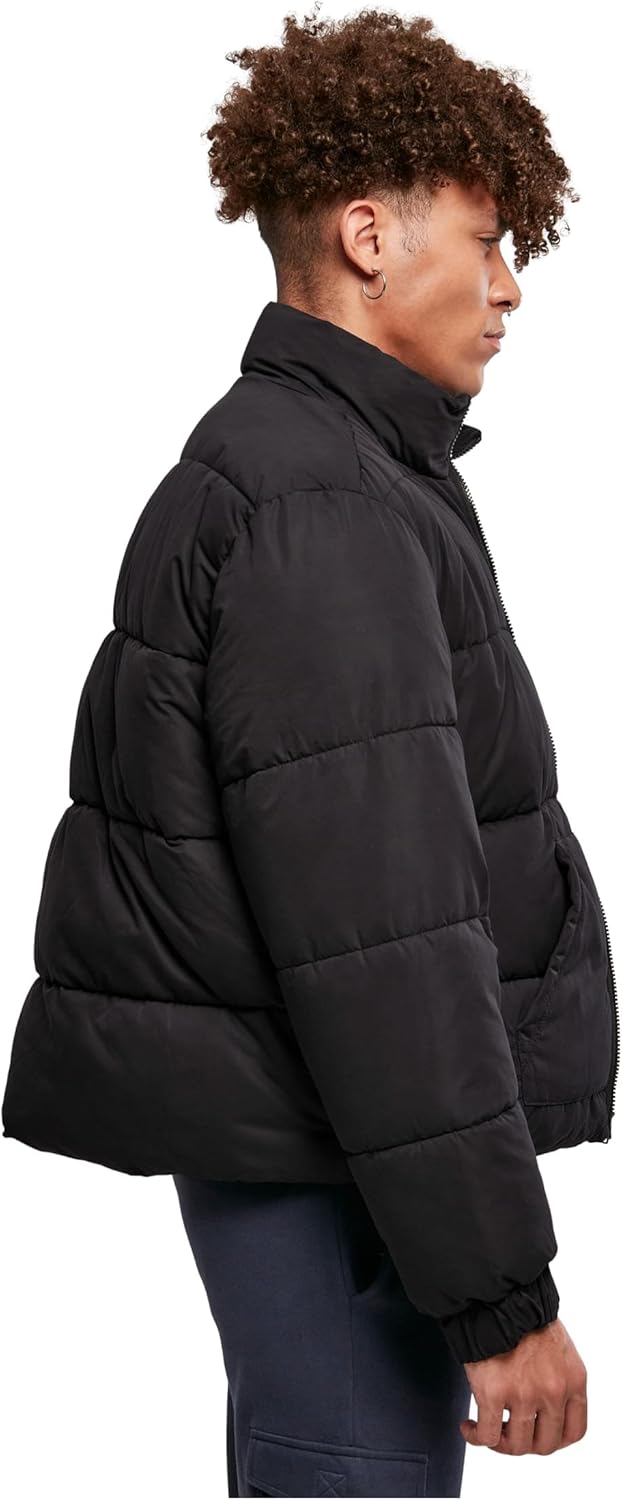 Urban Classics Herren Jacke, M Schwarz