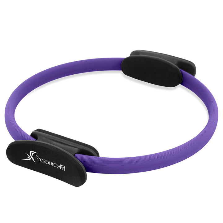 ProsourceFit Pilates-Widerstandsring, 35,6 cm, Dual-Grip-Griffe für Straffung und Fitness Violett, V