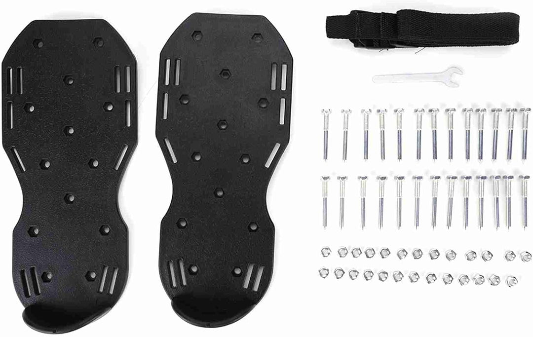 Rasenbelüftungsschuhschuhe mit Stachel Gartenschuhen Plastikschnalle Grasboden Losener Werkzeug