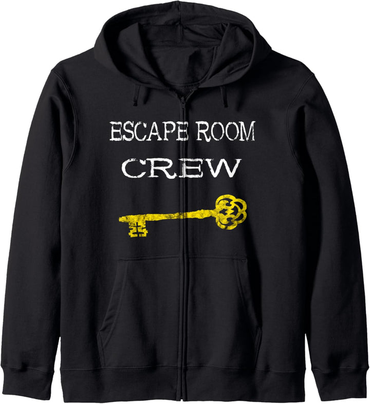 Escape Room Crew Exit Room Schlüssel Gruppenspiel Team Spiel Kapuzenjacke