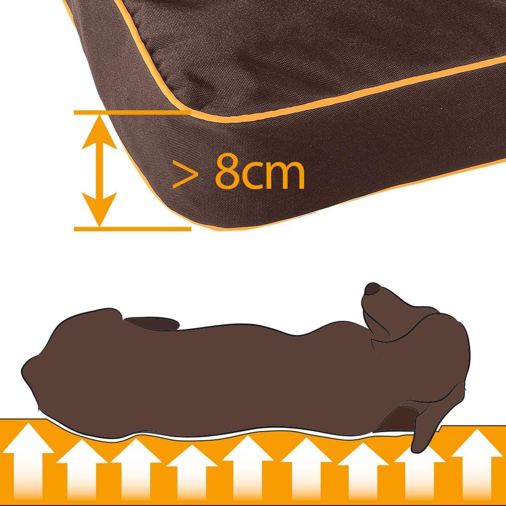 FERPLAST Hundematte & Katzenmatte Klein - Orthopädisches Hundebett - Hundebett Waschbar & Kratzfest