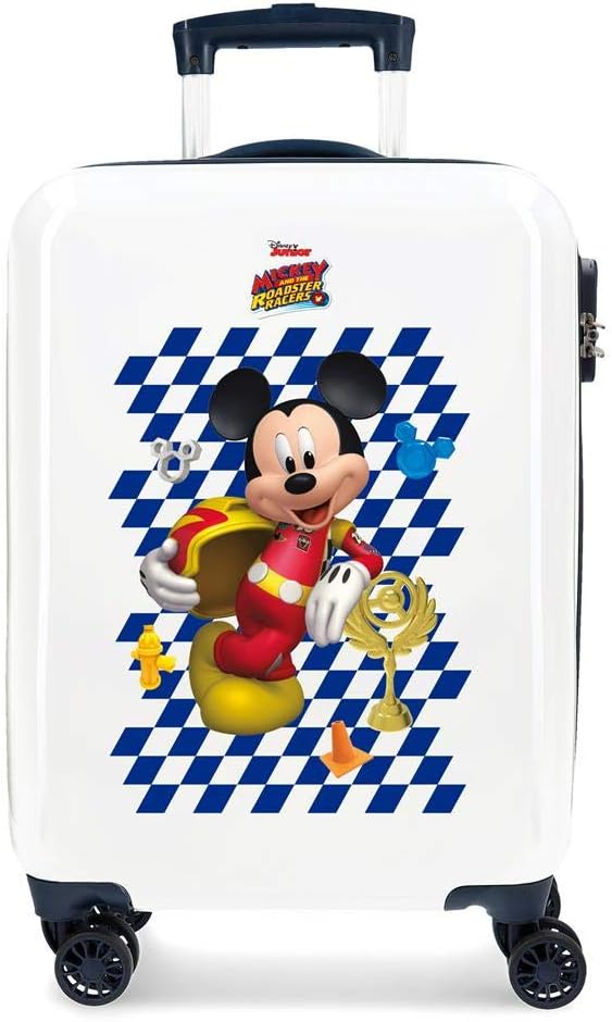 Disney, Handgepäck Weiss weiss, 55 centimeters Weiss Mickey-Kabine, Weiss Mickey-Kabine