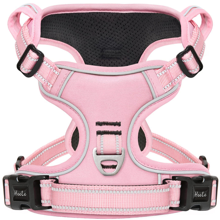 HEELE Hundegeschirr, Zugentlastung, reflektierend, mit gepolstertem Griff, Kontrolle, 2 Metallringe,
