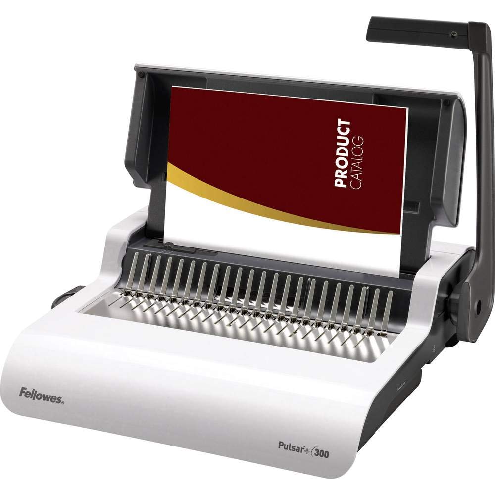 Fellowes 5627609 Pulsar Plus - Manueller Kammbinder, 300 Blatt Pulsar+, inkl. 200,Umschläge Pulsar+,