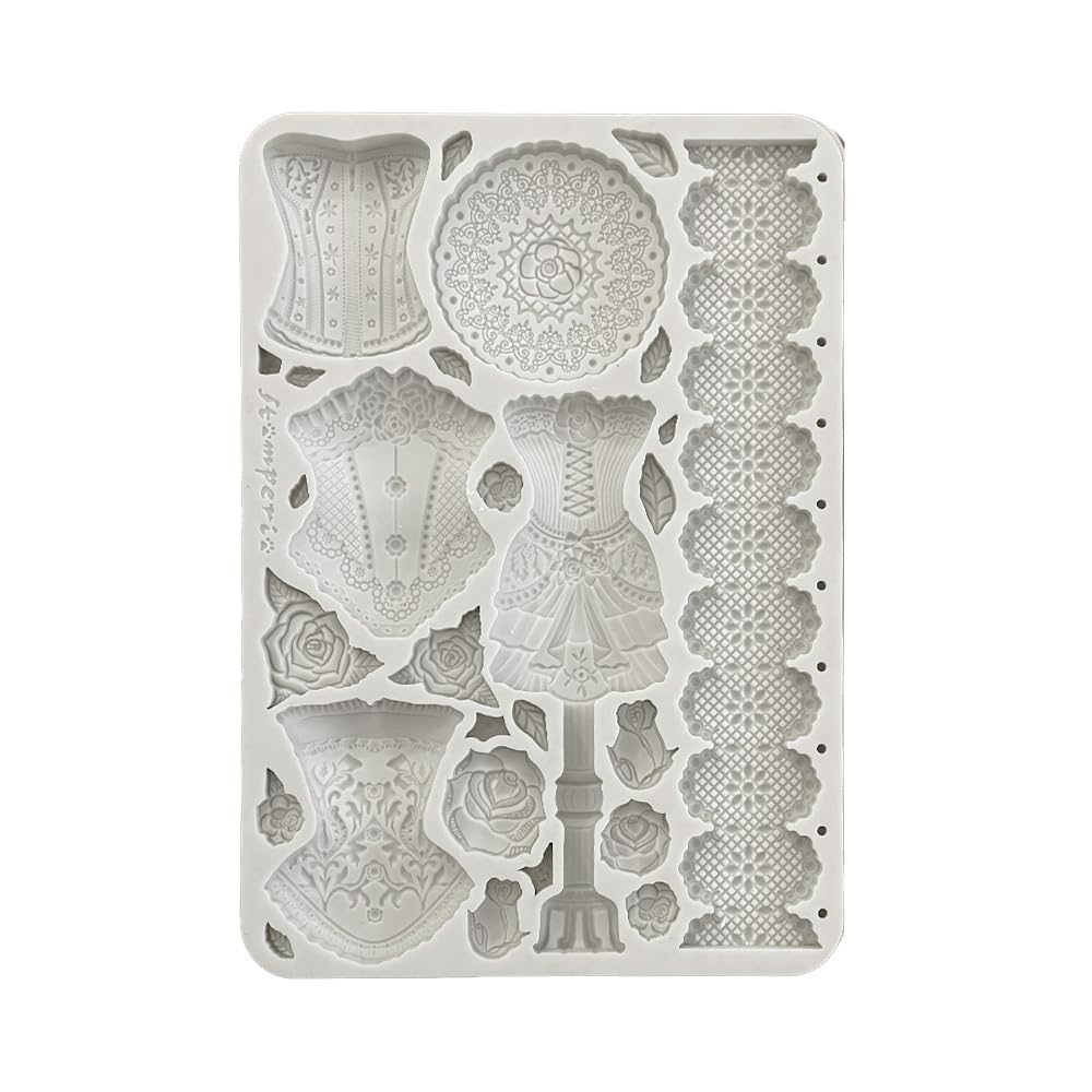 Stamperia - Silicon Mould A5 for Scrapbooks, Bullet Journals and More, Non-Stick, Suitable for Air-D