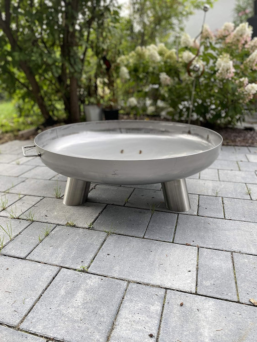 Czaja Feuerschalen® Edelstahl Feuerschale Coburg Ø 80 cm ohne Wasserablauf aus rostfreiem, hitzebest