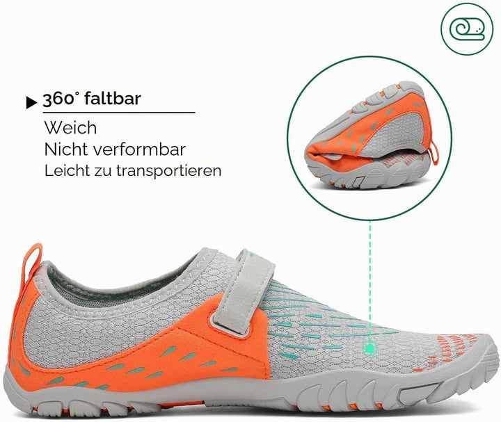 SAGUARO Badeschuhe für Herren Damen - 7/9 Drainagelöcher Schnelltrocknende rutschfest, Gr 35-48 40 E