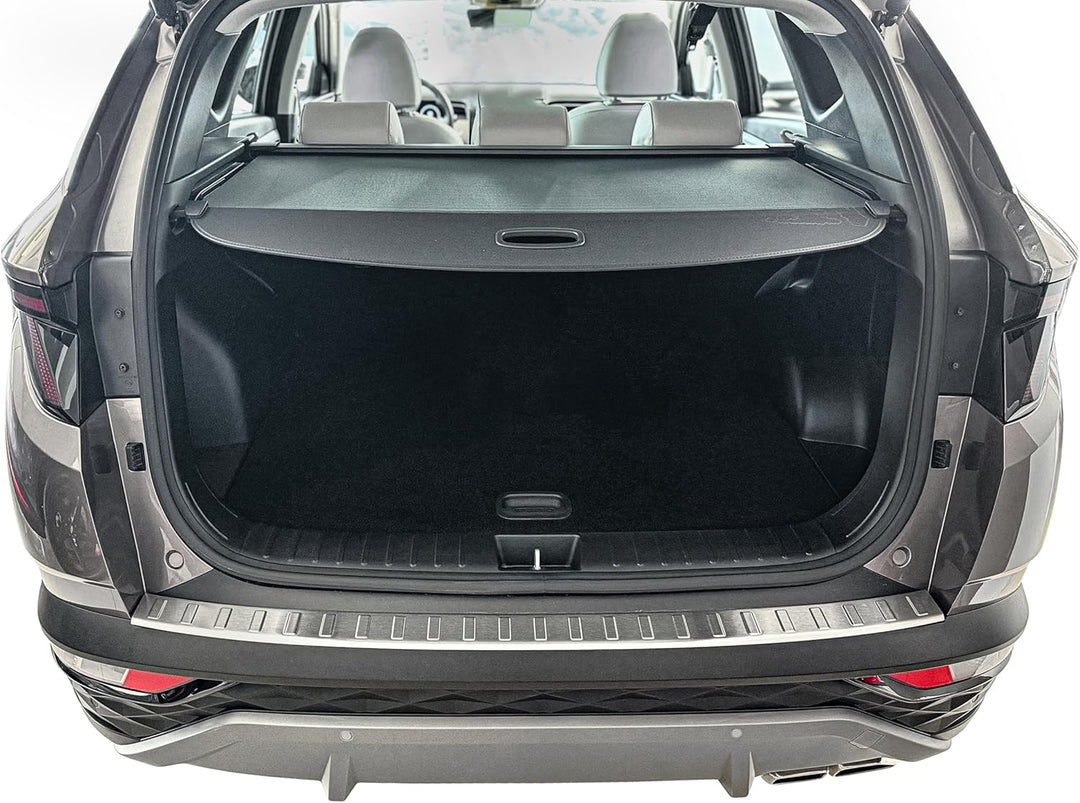 RECAMBO Ladekantenschutz Edelstahl MATT - kompatibel für Hyundai Tucson | Typ NX4 | BJ ab 2020> - V2