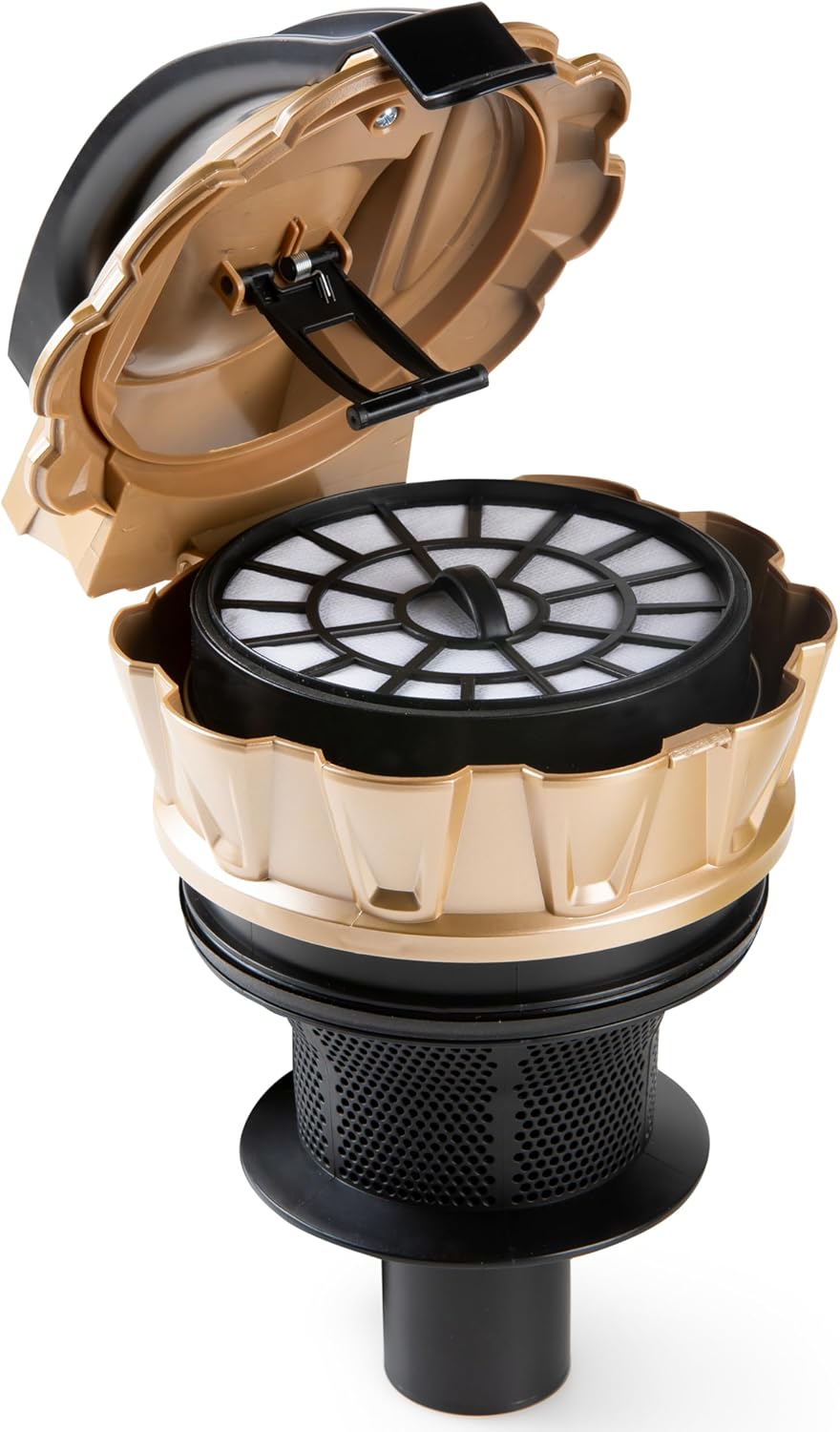 DOMO DO7297S - Beutelloser Staubsauger - Multizyklon - 2,5 L - 700 W - Gold/schwarz