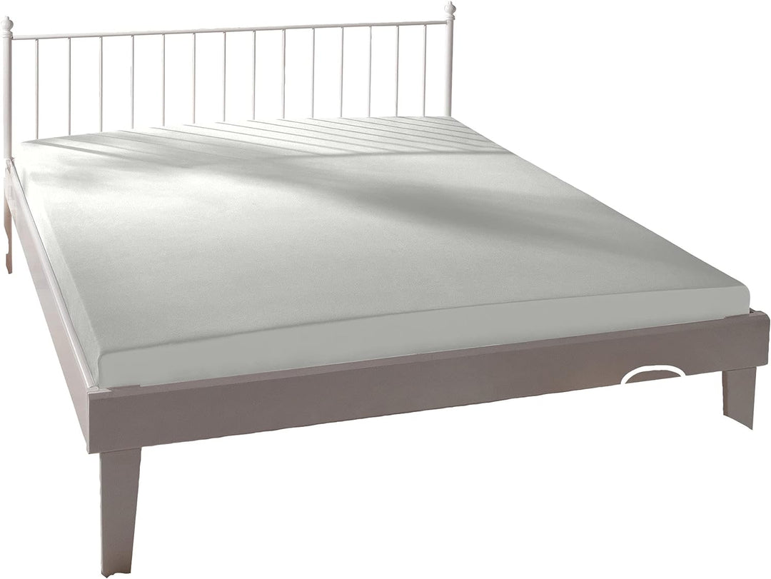 Bassetti Spannbettlaken 181 Wollweiss Baumwolle/Elastan, Masse: 180cm x 200cm, 200cm x 220cm, 922225