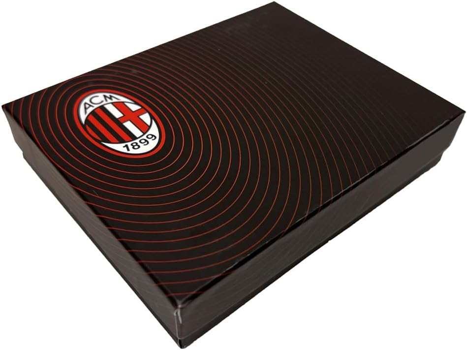 Ac Milan Unisex 143222 Reisezubehör-Brieftasche, Schwarz