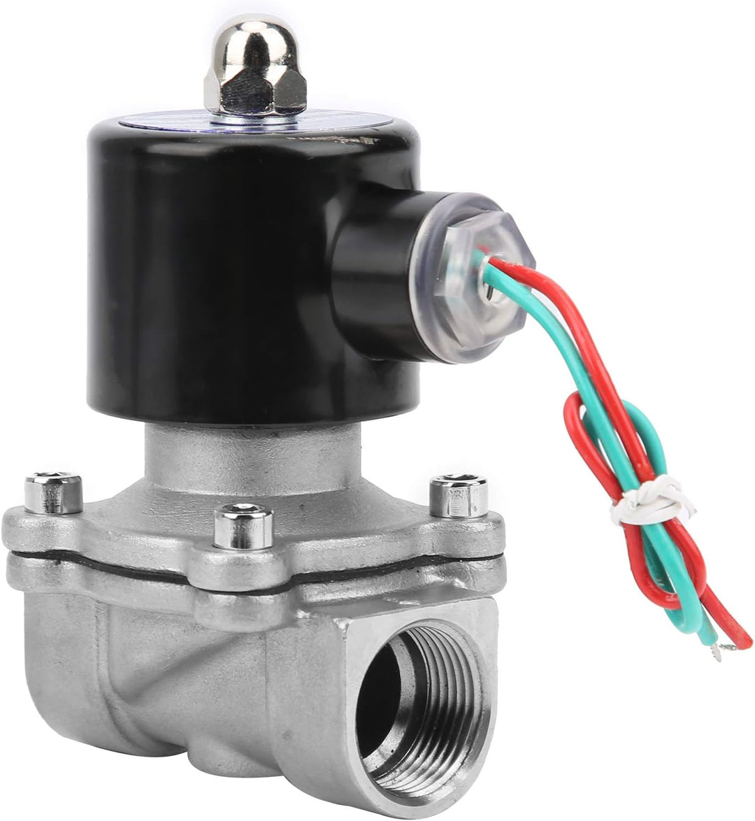 AC/DC 12V/24V/110V/220V/380V 3/4 Zoll Magnetventil, 1-Wege normal geschlossenes direktes elektrische